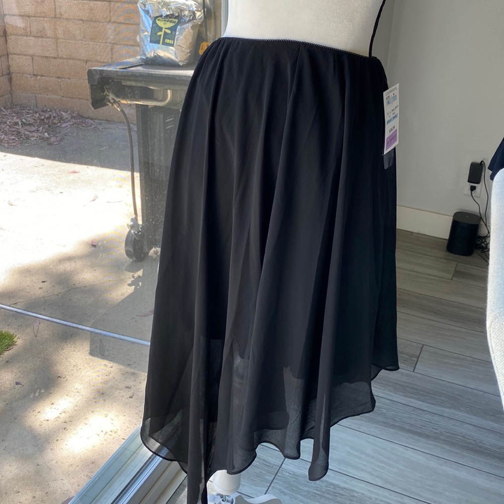 MSK evening collection M asymmetrical skirt